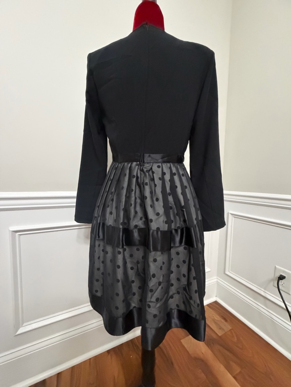 Vintage Bella Kolon Mode Polka‎ Dot Party Dress - Korean Fashion - Picture 7 of 11